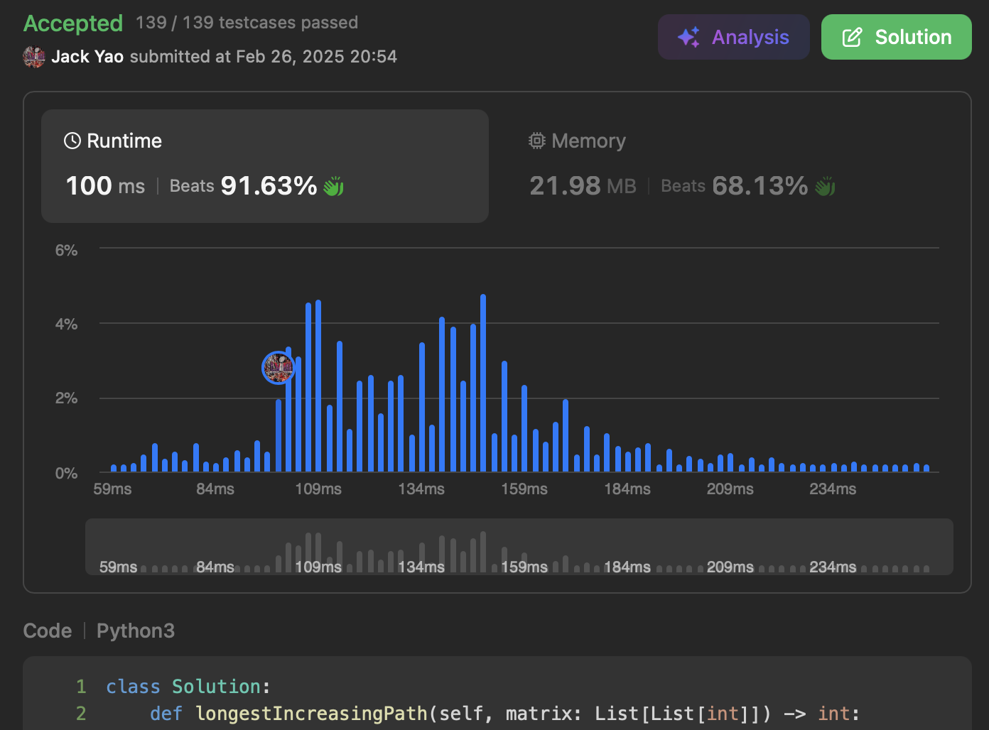 Matrix_DFS Efficiency